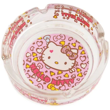 Sanrio Kawaii Τασάκι Hello Kitty Μελωδία Μου Kuromi Cinnamoroll Σαφές Κρύσταλλο Γυαλί Αγόρι Υπνοδωμάτιο Οικιακή Διακόσμηση Δώρων