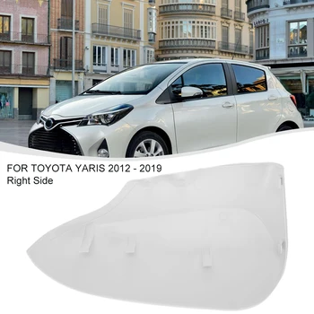1pc οπισθοσκόπος Καθρέφτης Καλύπτει Σωστά Για τη Toyota Για το Yaris 2012-2019 ABS Πλευρά Καθρέφτη Καπ Κέλυφος Αξεσουάρ Αυτοκινήτων