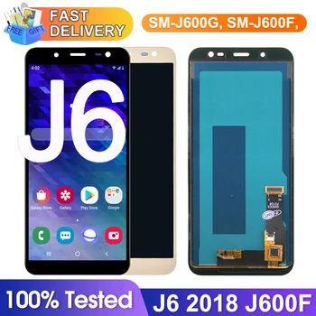 Οθόνη LCD Για Samsung Galaxy J6 2018 J600 Επίδειξη J600F J600Y SM-J600F J600G J600FN Digitizer Οθόνης Αφής Αντικατάστασης Συνελεύσεων