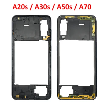 Νέο Middle Frame Housing Case For Samsung Galaxy A20S A207F A30S A307F A50S A507F A70 A705F Μέρη Αντικατάστασης