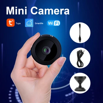 A9 640P Tuya Έξυπνη Ζωή Μίνι IP Κάμερα Ασφαλείας WIFI Σπίτι Σπίτι Νταντά Βίντεο Επιτήρησης CCTV Εσωτερική Ασύρματη Κάμερα WIFI