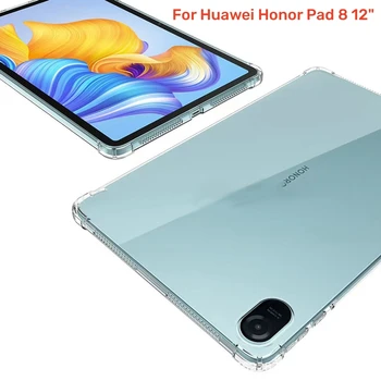 Για το Huawei Honor Pad 8 από τα 12 ίντσας 2022 Σιλικόνης μαλακό κοχύλι TPU Αερόσακων κάλυψη καθαρίστε προστατευτικό στρώμα για την Τιμή Pad 8 ΕΙ-W09 Περίπτωση