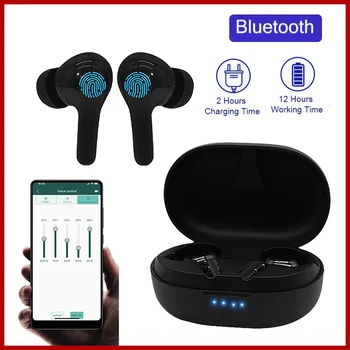Bluetooth Ακουστικά Βαρηκοΐας Επανακαταλογηστέο Ασύρματο Μίνι Εσωτερικό Αυτί Ακρόαση Βοηθήσει Αόρατο Ήχου Ενισχυτή Αυτί Φροντίδα Ενίσχυσης Dropshipping