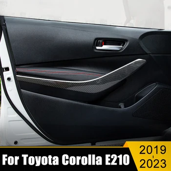 Αυτοκινήτων ABS Εσωτερική Πόρτα Πίνακα Υποβραχιόνιο Κάλυψη Περιποίησης Λαβή Πλαισίων Για τη Toyota Corolla E210 Το 2019 2020 2021 2022 2023 Υβριδικά Εξαρτήματα