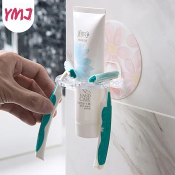 Αξεσουάρ Μπάνιου Πλαστικό Κάτοχος Οδοντόβουρτσα Οδοντόκρεμα Ράφι Αποθήκευσης Διοργανωτής Ξυριστική Μηχανή Δόντι Βούρτσα Στάση Διανομέας BathroomTool