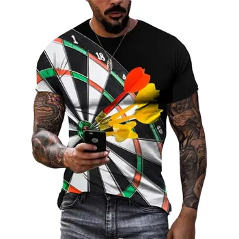 Το καλοκαίρι Μόδας της Νέας Βελάκια graphic t shirts Τάση Περιστασιακά 3D Εκτύπωσης Μυθιστόρημα Ενδιαφέρον Μοτίβο Tees γύρω από το Λαιμό Κοντό Μανίκι Κορυφές