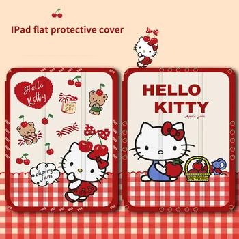 Κινουμένων σχεδίων Hello Kitty Περίπτωση iPad για IPad 7η 8η 9η Γενιά 10.2 Ίντσας Κάλυψη για το Ipad Pro 11 10.5 12.9 2021 Αέρα 4 3 Mini 6 το 2020