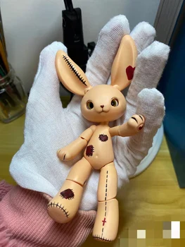 BJD κουνέλι ρητίνη κούκλα γραφείο στολίδια κούκλα κουνέλι σφαιρική άρθρωση doll παιδικά παιχνίδια δώρα γενεθλίων των ζώων στολίδια