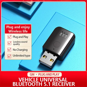 USB Bluetooth Αυτοκινήτων 5.1 Fm Δέκτης συσκευών αποστολής Σημάτων με ελεύθερα χέρια Κλήση Mini Usb Power Car Kit Auto Ασύρματο Ακουστικό Για το Αυτοκίνητο Fm Ραδιόφωνο