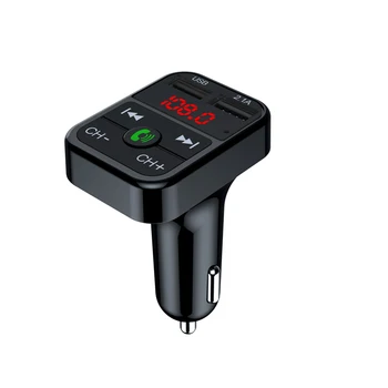 Car Kit ανοικτής συνομιλίας Bluetooth 5.0 FM συσκευή αποστολής Σημάτων LCD MP3 Player Εξαρτήματα Αυτοκινήτων Διπλός Φορτιστής USB FM Διαμορφωτή