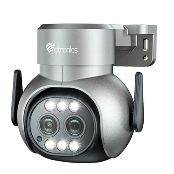 Ctronics Διπλός Φακός 5G WiFi Καμερών IP 6X Ζουμ Υπαίθρια PTZ 360 Ανθρώπινη Ανίχνευση Αυτόματης Παρακολούθησης CCTV Νυχτερινής Όρασης Χρώματος 4MP 2MP κάμερα Onvif