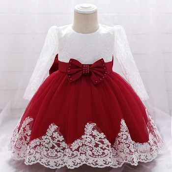 Το 2023 το Καλοκαίρι τα Ρούχα Μωρό Κορίτσι Φόρεμα Μακρύ Μανίκι 2 1ο Γενεθλίων Φόρεμα Για το Κορίτσι Φόρεμα Κόμμα Πριγκίπισσα Φόρεμα Βάπτισης Βρέφος Λουλούδι
