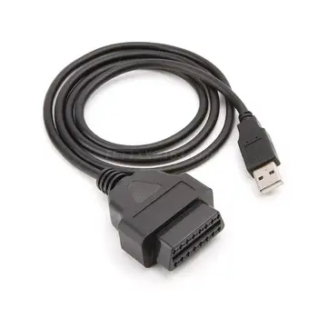 1pcs Νέα 16Pin OBD2 to USB Φορτιστής Λιμένων Συνδετήρας Καλωδίων Προσαρμοστών Αυτοκινήτων Διαγνωστικών Εργαλείων Αξεσουάρ