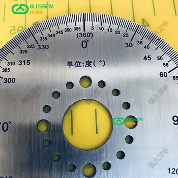 360 Βαθμός Dial Πλάκα από Ανοξείδωτο Χάλυβα Διάμετρος Δίσκου:70mm/100mm Εσωτερική Τρύπα:20mm Πάχος:2mm