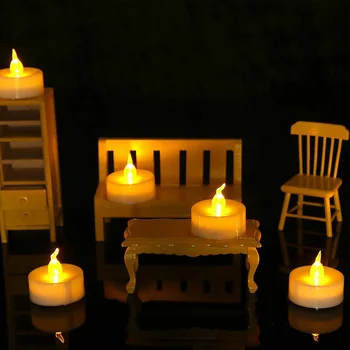 3 Τεμάχια LED Κεριά Tealight Με το Χρονόμετρο,6 Ώρες,18 Ώρες,Flameless Μπαταρία Ενεργοποίησε το Μίνι Τσάι Κεριά Για το Γάμο