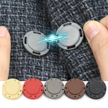 Ένα ζευγάρι Μαγνητών Κουμπιά Ράψιμο Προμήθειες Μαγνητικά Ρούχα Αόρατο Μαγνήτη Κουμπιά Μετάλλων Κουμπιών Χειροποίητα DIY Ρούχα Διακόσμηση