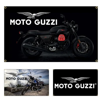 90X150cm Moto Guzzi Μοτοσικλετών Πολυεστέρα Σημαιών Τυπωμένα Διακόσμηση Banner Ταπετσαρία