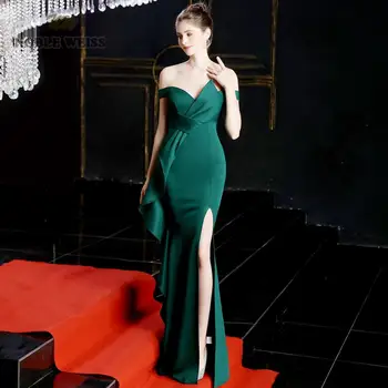 Φορέματα Prom 2023 Γοργόνα Προκλητικό Διασπασμένο Ελαστικό Φόρεμα Σέξι Vestidos De Gala Γλυκιά Μου Πολύ Χορό Φόρεμα