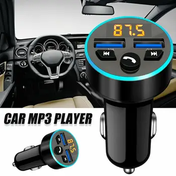 Πομπός FM Stereo Αυτοκινήτου MP3 Player 3.1 Μια Γρήγορη Φόρτιση Bluetooth Kit USB Διαμορφωτής FM Διπλός Φορτιστής 5.0 το με ελεύθερα χέρια Αυτοκίνητο I8B6