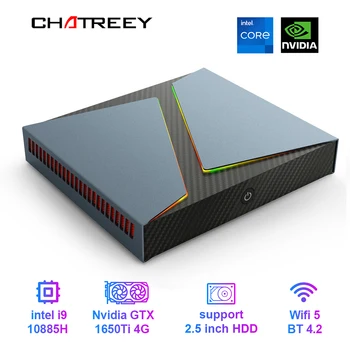 Chatreey G1 G1P Μίνι PC Gamer Intel i9 i7 8 Πυρήνες με Nvidia GTX1650 4G RTX 2060 6G Γραφικά των Windows 11 Gaming Desktop Υπολογιστή