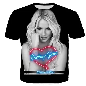 Το 2023 η ΝΈΑ Britney Spears T Shirt Άνδρες Γυναίκες 3D Τυπωμένο Μόδας Περιστασιακά Harajuku Μεγάλου μεγέθους Tshirt Hip Hop Κορυφές Ράπερ Σέξι Κορυφές Tees