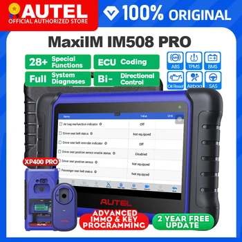 Autel MaxiIM IM508 XP400 PRO OBD2 Αυτόματος Αυτοκίνητος Ανιχνευτής IMMO Προγραμματισμού Διαγνωστικό Εργαλείο Όλα-σε-Ένα Βασικό Προγραμματιστή PK IM608