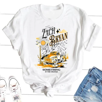 Ο Ζακ Bryan Κάτι Σε Πορτοκαλί Vintage Tshirt Μουσική Της Χώρας T-Shirt Το Καλοκαίρι Βαμβακιού Αμερικανική Ερωτική Απογοήτευση Tees Κορυφές Για Άνδρες Και Για Γυναίκες