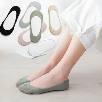 Casual Βαμβακερό τις Γυναίκες/τους Άνδρες Αόρατο Low Cut Ultrathin Βαρκών Βαμβακιού αντιολισθητική Loafer Ρηχά Κάλτσα Στόμα Ιδρώτας-απορροφητικό Κάλτσες