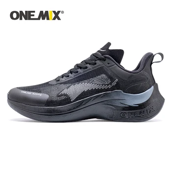 ONEMIX Μαραθώνιο Τρέχοντας Παπούτσια για το Υπαίθριο Shock-absorbing Άνδρες Παπούτσια Αναπνεύσιμο, Ελαφρύ Άνθρωπος Αντιολισθητικό για Τζόκινγκ Αθλητικά Παπούτσια