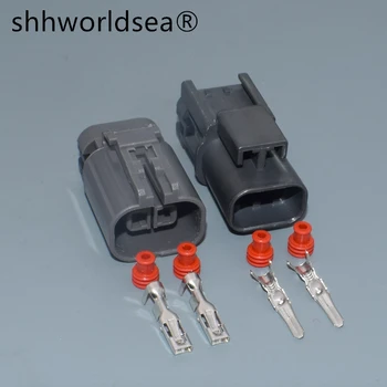 shhworldsea 2 Pin Υποδοχή Ανεμιστήρα Αυτοκινήτων, Αυτόματος Συνδετήρας Βενζίνης Αντλία Βύσμα Για τη Mazda Honda 7122-6224-40 7223-6224-40