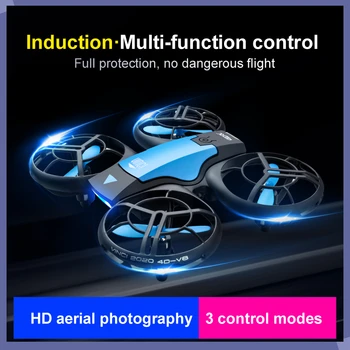 4DRC V8 Mini Drone Χειρονομία Ελέγχου Quadcopter 4K HD Ευρεία Κάμερα Γωνίας FPV WiFi Drone Ύψος Κρατήσει Πτυσσόμενο Quadcopter το Δώρο Παιχνιδιών