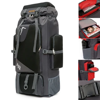 90L για άνδρες και για Γυναίκες Αδιάβροχο Υπαίθριο Backpack Ταξιδιού Αθλητική Τσάντα Ταξιδιού Αναρρίχηση Κάμπινγκ Pack Σακίδιο Πεζοπορία Σακίδιο για το Αρσενικό Θηλυκό