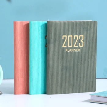 Το 2023 Καθημερινά Εβδομαδιαία Μηνιαία Βάση Το Σχεδιασμό Notebook A7 Φορητό Ημερολόγιο, Βιβλίο, Εφημερίδα Το Σημειωματάριο (Notepad) Γαλακτοκομικά Πρόγραμμα Βιβλίων Χαρτικών Γραφείων