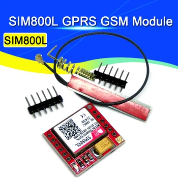 SIM800L GPRS Ενότητα GSM Core Quad-band TTL Σειριακή Θύρα IPX Interface Κεραία PCB της Κάρτας Micro SIM για το Arduino το Έξυπνο Τηλέφωνο