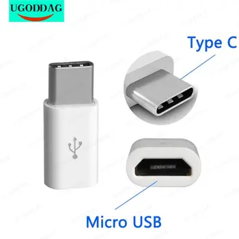 Μίνι Φορητή USB 3.1 Micro USB-C Τύπου C Δεδομένων Μετατροπέας Προσαρμοστών Για Xiaomi Huawei Samsung Galaxy A7 Προσαρμοστής USB Type C