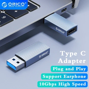 ORICO USB3.1 Type-C USB-Γ Γρήγορη Φόρτιση Καλώδιο Δεδομένων Μετατροπέα Μετάδοσης 10Gbps Κεφάλι για τον Υπολογιστή Macbook OTG Σύνδεση