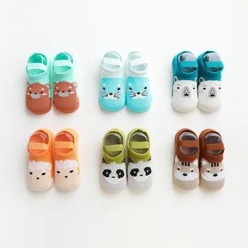 Νεογέννητο Μωρό Κάλτσες Μωρών Κινούμενων σχεδίων Αγόρι Κάλτσες αντιολισθητικές Κάλτσες για τα Κορίτσια Casual Μωρών Βαμβακιού Πατωμάτων Δωμάτιο Παπούτσια Φθινόπωρο