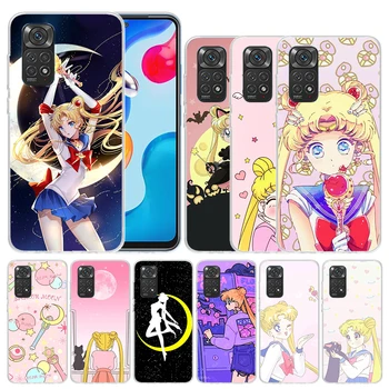 Πολύ Στρατιώτη S-Sailor Moon Μαλακή Κάλυψη για Xiaomi Redmi Σημείωση 12 11S 11T 11Ε 10S 10 Pro Εκτύπωσης Τηλεφωνική Περίπτωση 11 9 9 9 Τ 8 8T 7 6 5 Σ