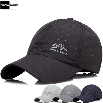NORTHWOOD Μόδας Καλοκαίρι Καπ Στερεά καπέλων του Μπέιζμπολ για Άνδρες Επώνυμα Snapback Καπέλα Για τις Γυναίκες Υπαίθρια Ultra-Thin Μπαμπά Καπέλο