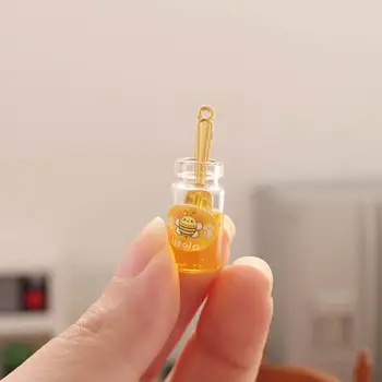 Όμορφο Κουκλόσπιτο Μέλι Διακοσμητικά Δημιουργική Άνετη Αίσθηση Στο Χέρι Μικροσκοπικά Τροφίμων Παίξτε Το Μέλι