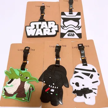 Κινουμένων σχεδίων της Disney star wars Master Yoda ID Διεύθυνση Κάτοχος Αποσκευών, Επιβίβαση Κατηγορία Darth Vader φορητό ετικέτα αποσκευών ταξιδιού PVC ετικέττα