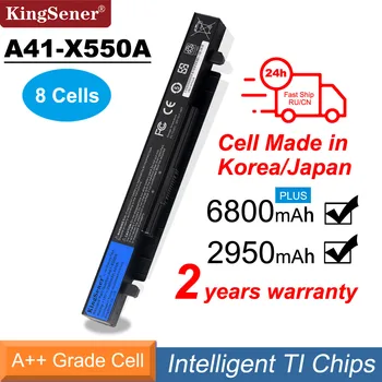 KingSener Κορέα Κυττάρων A41-X550A Μπαταρία Lap-top για ASUS A41-X550 A41-X550A X550 X550C X550B X550V X450C X450LA X452 X452E 2950mAh