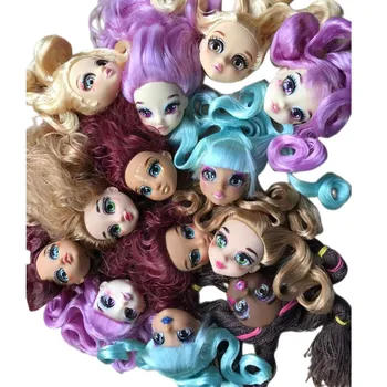 Λαμπερά Γυαλί Μάτια Αστέρια Doll Παιχνίδι Κορίτσι DIY Επιδέσμου Τρίχας Παιχνίδι Χαριτωμένο Κούκλα Φιγούρες Παιχνιδιών Πολύχρωμο Μαλλιά Σχήμα Παιχνίδι Με Ρούχα Bodys