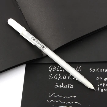 Εισαγόμενη η ιαπωνία Jelly Roll 0.8 mm Άσπρο Gel Στυλό Επισημάνετε το σκάφος της γραμμής για την Τέχνη Δείκτη Σχεδιασμό Comic/Manga Ζωγραφική Προμήθειες