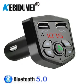 3.1 A Διπλός Φορτιστής USB Bluetooth FM συσκευή αποστολής Σημάτων με ελεύθερα χέρια εξάρτηση Αυτοκινήτων Ασύρματο ήχου MP3 Δέκτης Δίσκος του U, κάρτα TF, ανάγνωση, μουσική συσκευή