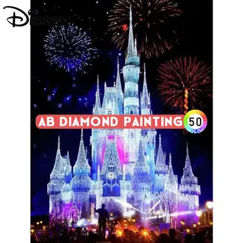 Disney Διαμάντι Μωσαϊκό Φαντασία Κάστρο Στρας 5D DIY Διαμάντι Τοπίο Ζωγραφική Σταυρό Ctitch Εξαρτήσεις Εγχώριων Ντεκόρ