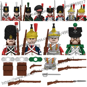 Ναπολεόντειους Πολέμους Μεσαιωνικά Όπλα Δομικά Στοιχεία Ελβετία, Ιταλία, Ισπανία, Κάτω Χώρες Στρατιώτες Στοιχεία Τούβλα Παιχνίδια Δώρο W388