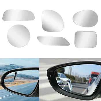 2Pcs Καθρεφτών Αυτοκινήτων HD Τυφλό Σημείο του Καθρέφτη Διευθετήσιμο Αυτόματο Οπισθοσκόπο Κυρτό Καθρεφτών 360 Βαθμός Ευρύ Γωνίας χώρων Στάθμευσης Οχημάτων χωρίς σκελετό Καθρέφτη