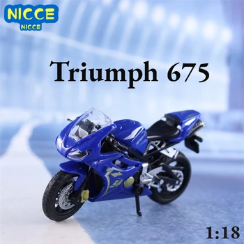 Ωραίo 1:18 Triumph 675 Μαγικό Δάχτυλο Μοτοσικλετών Κραμάτων Πρότυπο Οχημάτων Συλλεκτικά Χόμπι Motorcycle Boy Παιχνίδια