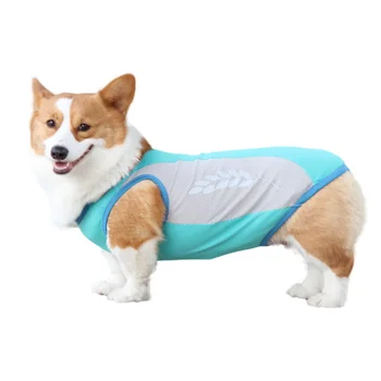 Pet Ψύξη Γιλέκο Καλοκαίρι Σκυλί Ψύξης Πουκάμισο για τα Μεγάλα Σκυλιά Γρήγορη Ξηρό Αντανακλαστικό Ελαφρύς Σκύλος T-Shirt Αναπνεύσιμο Πλέγματος τοποθετούν σε Δεξαμενή την Κορυφή